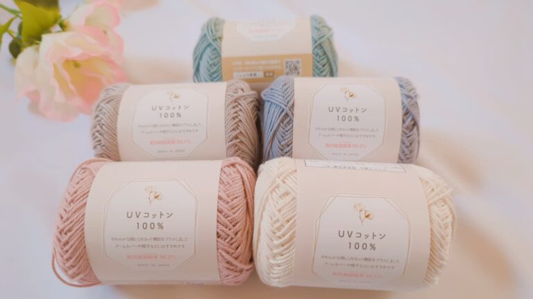 セリア毛糸 UVコットン 100% 2023