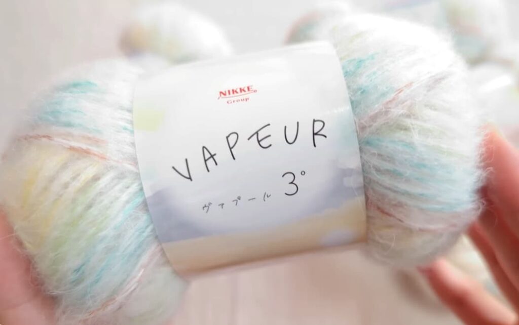 ハニカムヤーンの代用糸で使ったキャンドゥ毛糸のヴァプール