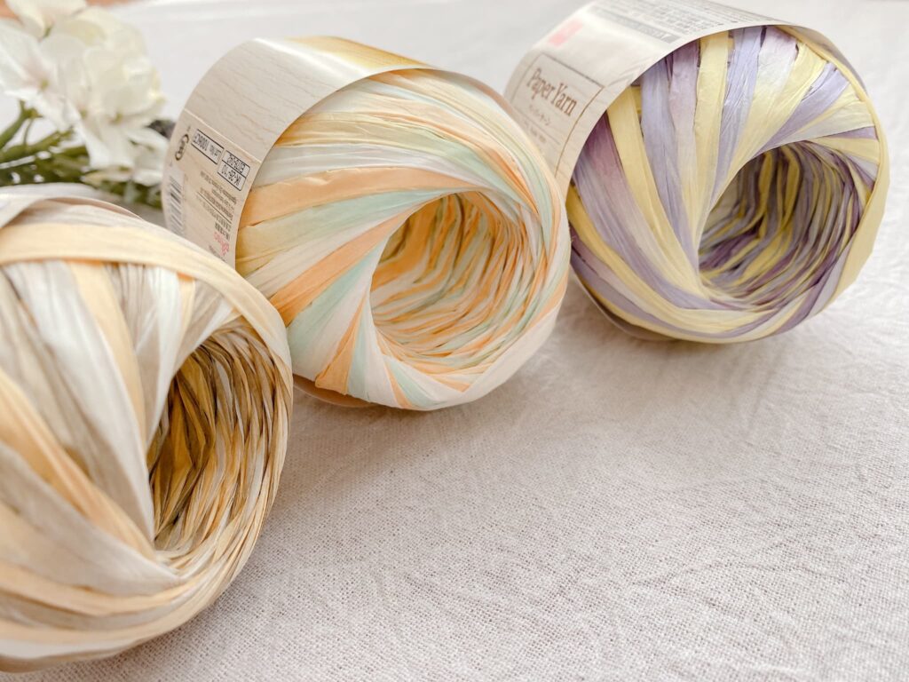 ダイソー毛糸 ペーパーヤーン 2026