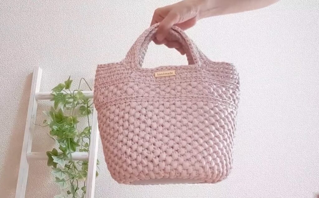 スズランテープの定番模様バッグ 初心者さん向け☆