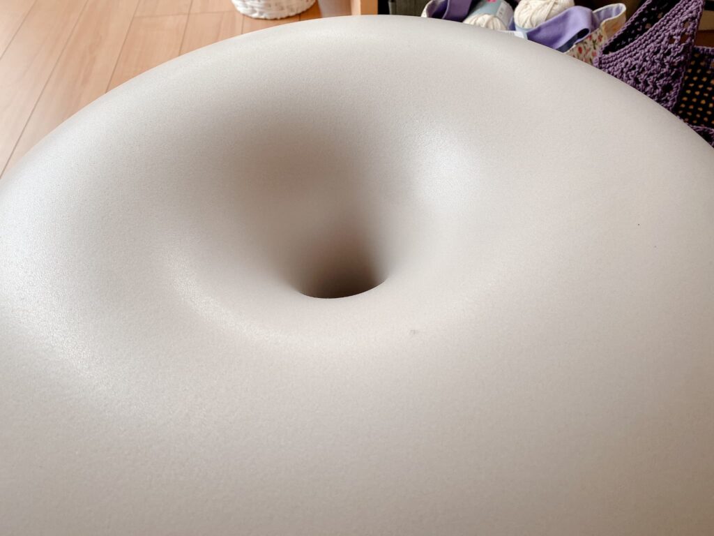 編み物 姿勢 クッション