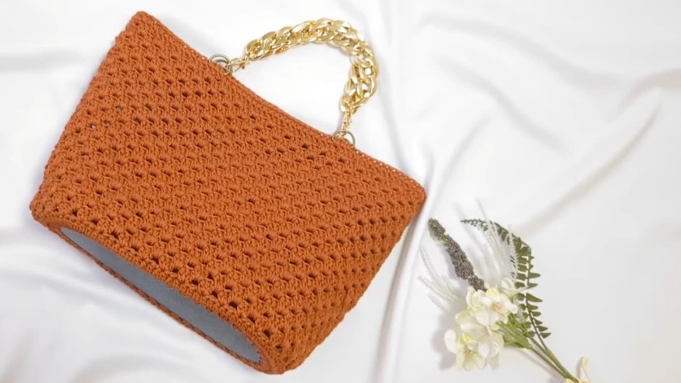 マクラメヤーン バッグ